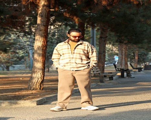 Mature man enjoying a morning sports walk in the park